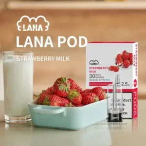 LANA一代發光煙彈、通用一代主機-口味超豐富-台灣正品速發💖 - 草莓牛奶