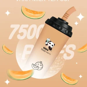 VAKA-7500口奶茶杯 -一次性/拋棄式電子煙-大容量-高續航💖 - 哈密瓜
