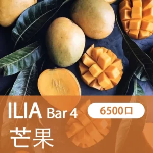 ILIA哩亞 - BAR4 6500口-拋棄式/一次性電子煙-高續航設計-速發💖 - 多肉芒果