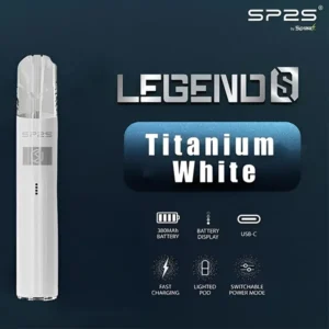 SP2S思博瑞-鈦色主機【升級版】通用一代 煙彈-續航穩定-速發💖 - 鈦鎳白