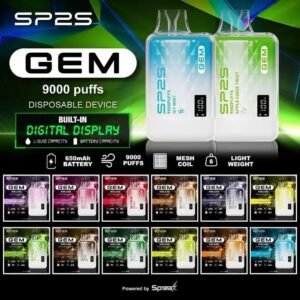 SP2S 思博瑞-GEM 9000 PUFF、一次性/拋棄式電子煙-高級續航💖